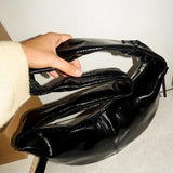 Banana bag XS crushed patent black