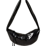 Banana bag XS crushed patent black