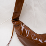 Banana bag XS glossy brown - Ferent Bags 