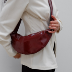 Banana bag XS glossy maroon - Ferent Bags 