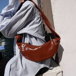 Banana bag XS glossy brown - Ferent Bags 