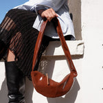 Banana bag XS glossy brown - Ferent Bags 