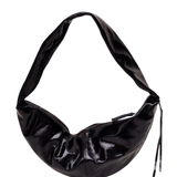 Banana bag XL crushed patent black