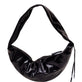 Banana bag XL crushed patent black - Ferent Bags 