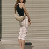 Banana bag XS crushed patent sand - Ferent Bags 