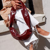 Banana bag XS glossy maroon - Ferent Bags 