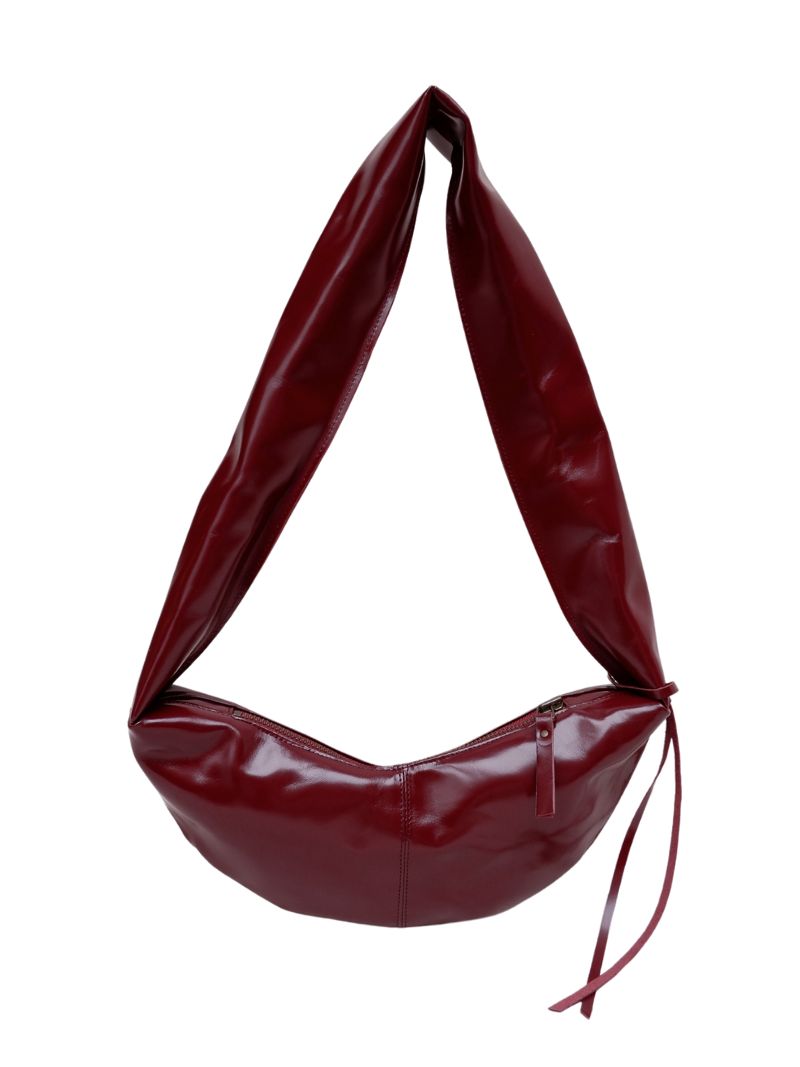 Banana bag XS glossy maroon - Ferent Bags 