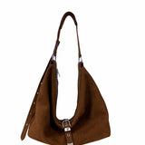 Belted Hobo Suede Shoulder chestnut nubuck