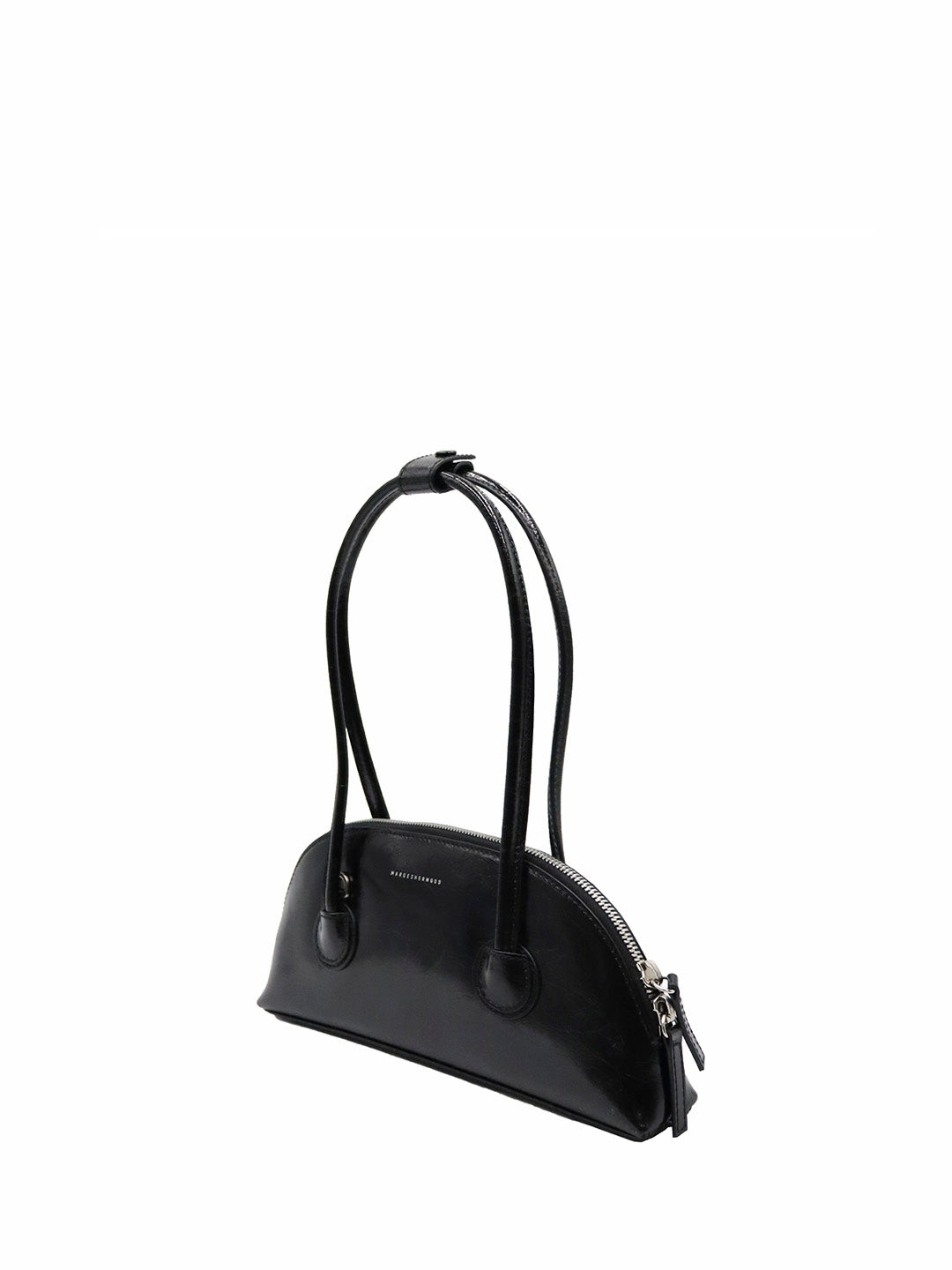 Bessette shoulder black crinkle - Ferent Bags 