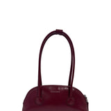 Bessette shoulder wine glossy plain
