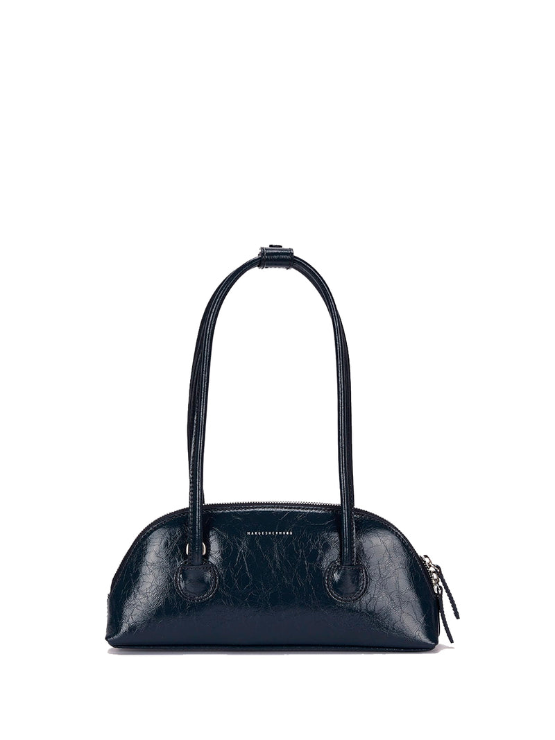 Bessette shoulder black crinkle - Ferent Bags 