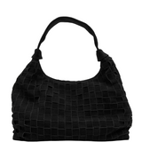 Big Dandy Braided suede black w. gold