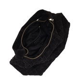 Big Dandy Braided suede black w. gold