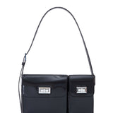Billy black semi patent leather