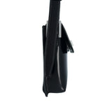 Billy black semi patent leather