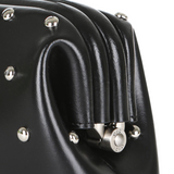 Boat Wide mini black stud