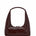 Hobo shoulder dark brown crinkle - Ferent Bags 