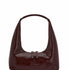 Hobo shoulder dark brown crinkle - Ferent Bags 