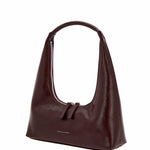 Hobo shoulder dark brown crinkle - Ferent Bags 