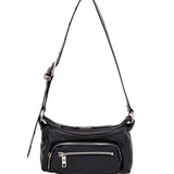 Outpocket Hobo Mini black glossy plain