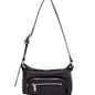 Outpocket Hobo Mini black glossy plain - Ferent Bags 