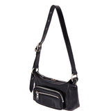 Outpocket Hobo Mini black glossy plain