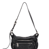 Outpocket Hobo Mini black glossy plain