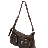 Outpocket Hobo washed brown pull-up