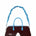 Paco croc brown & blue - Ferent Bags 