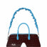 Paco croc brown & blue - Ferent Bags 