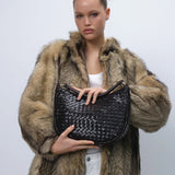 Salerno shoulder bag Marlin dark brown