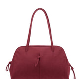 Brooklyn Bag suede cherry red
