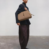 Brooklyn Bag suede stone