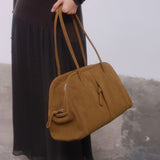 Brooklyn Bag suede brown