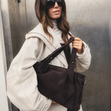 Bruna bag brown suede