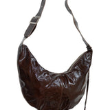 Buckle Banana XL crushed patent coffee