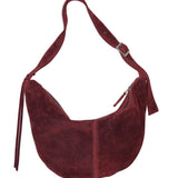 Buckle Banana XL wine suede
