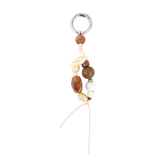 Stones beige luna small charm