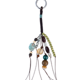 Stones cord brown charm