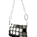 Ch Acero + cadena combinada metal + funda gris - Ferent Bags 