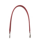 Red leather strap