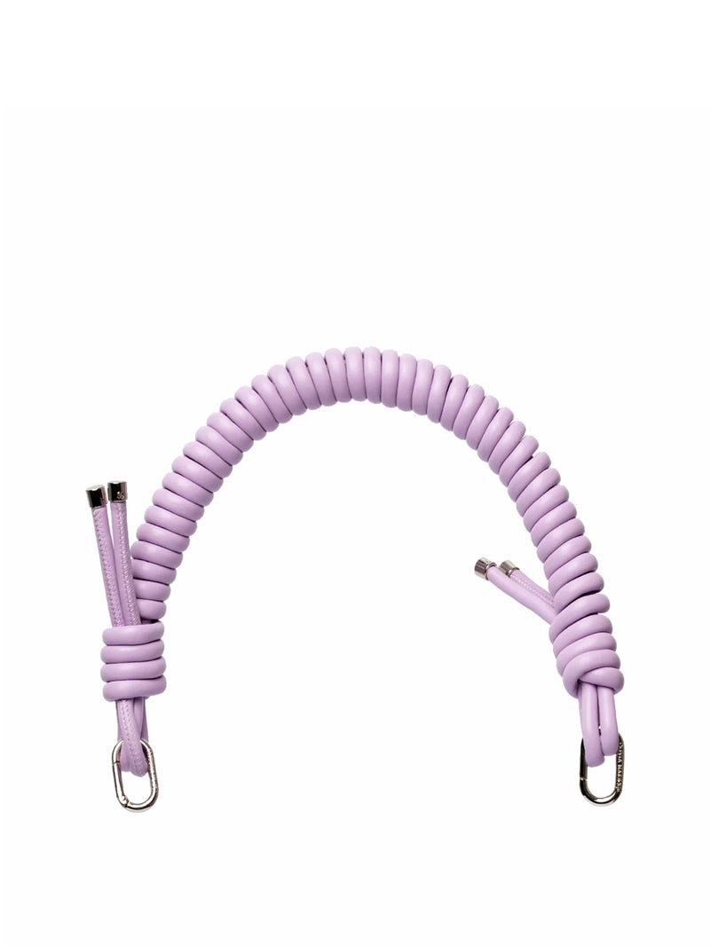 lilac curly strap