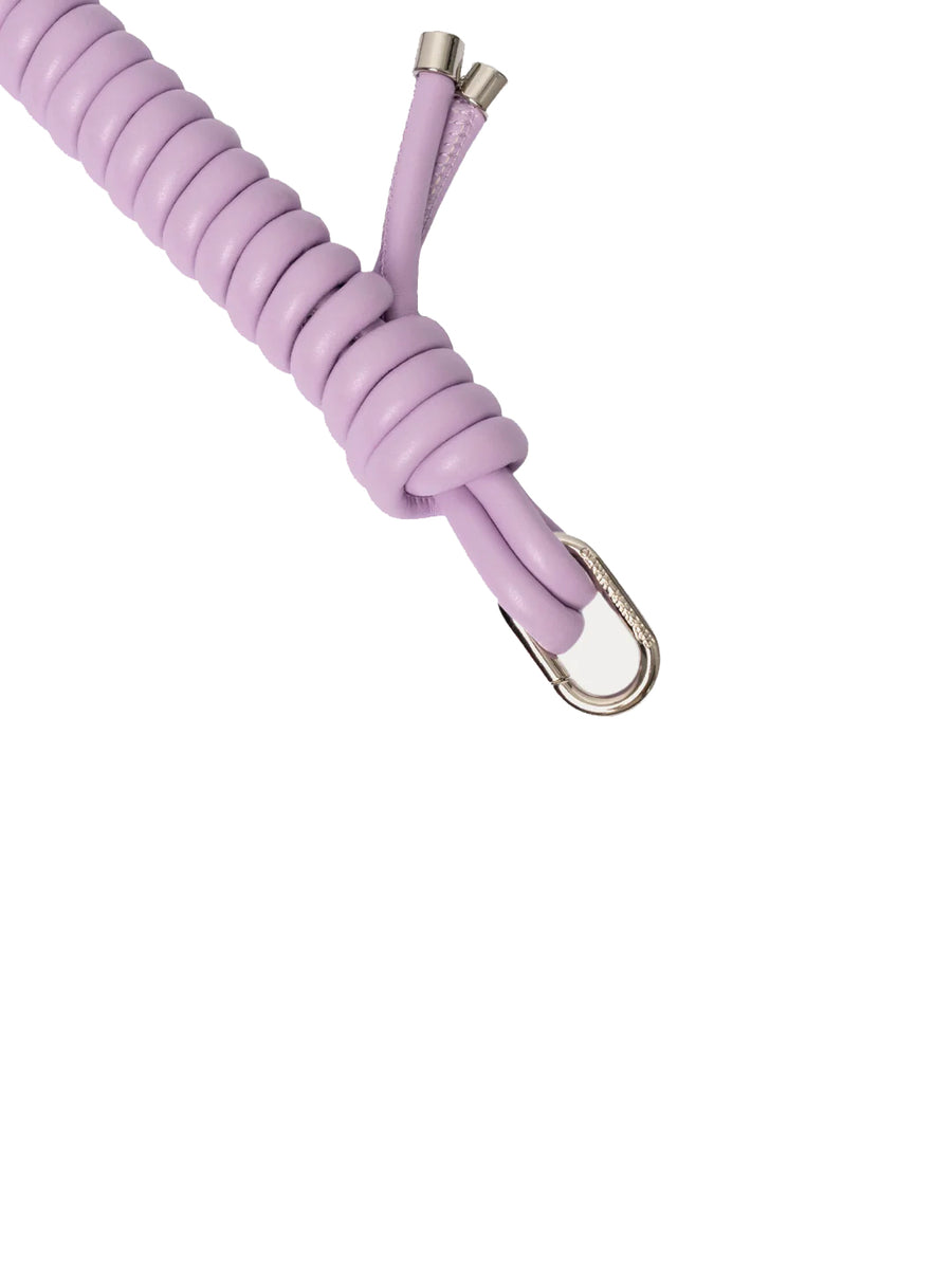 lilac curly strap