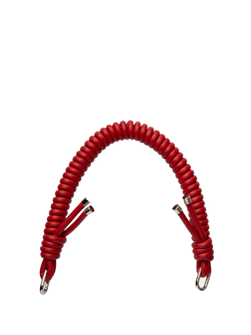 red curly strap