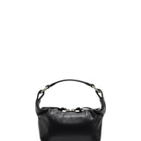 City Hobo micro black washed nappa