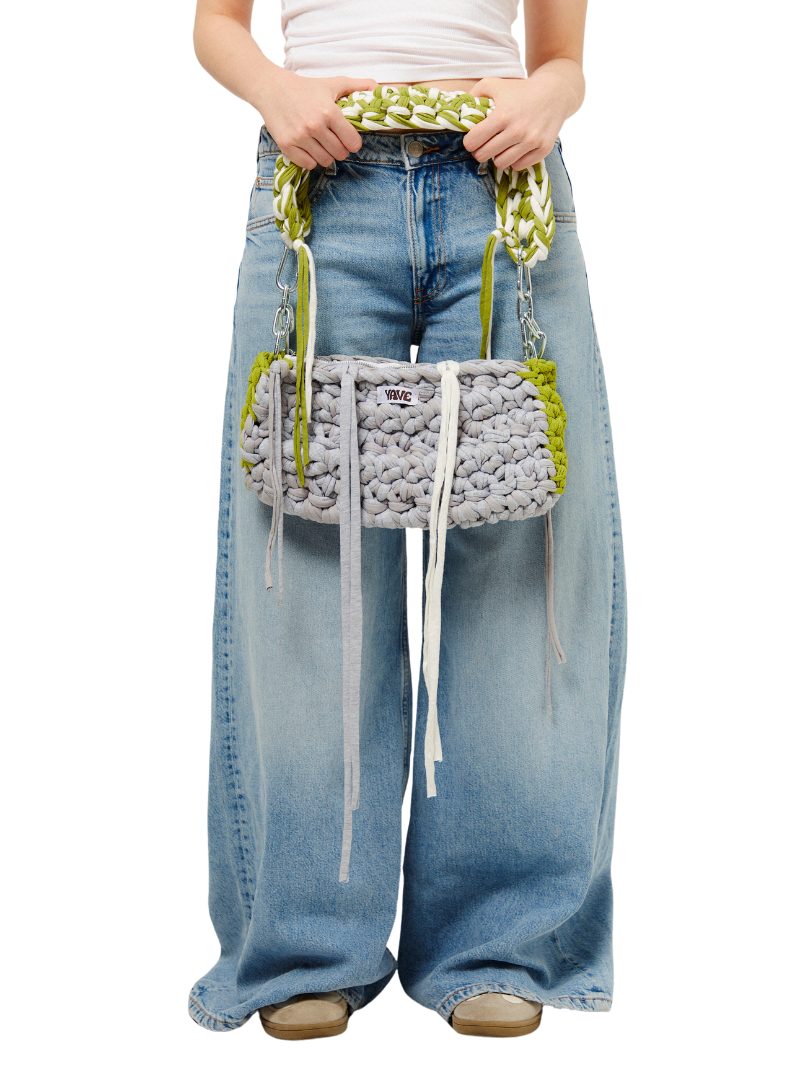 Copenhague bag lima y gris - Ferent Bags 