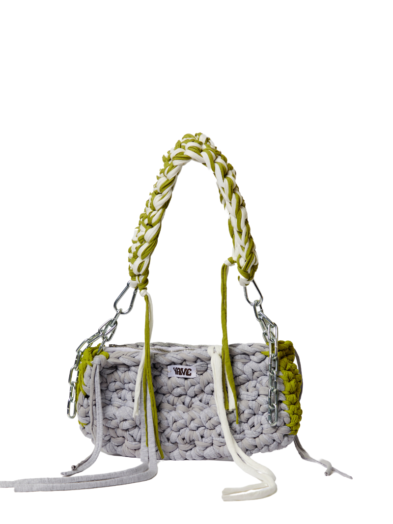 Copenhague bag lima y gris - Ferent Bags 