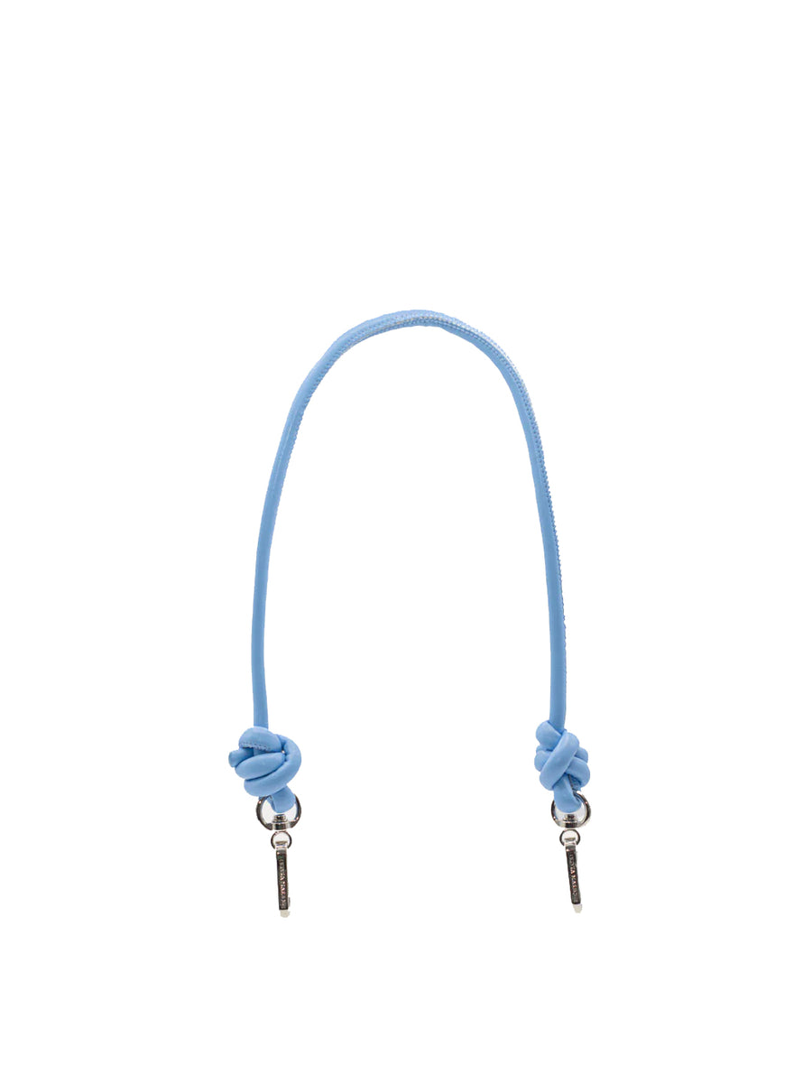 Sky blue knotted strap