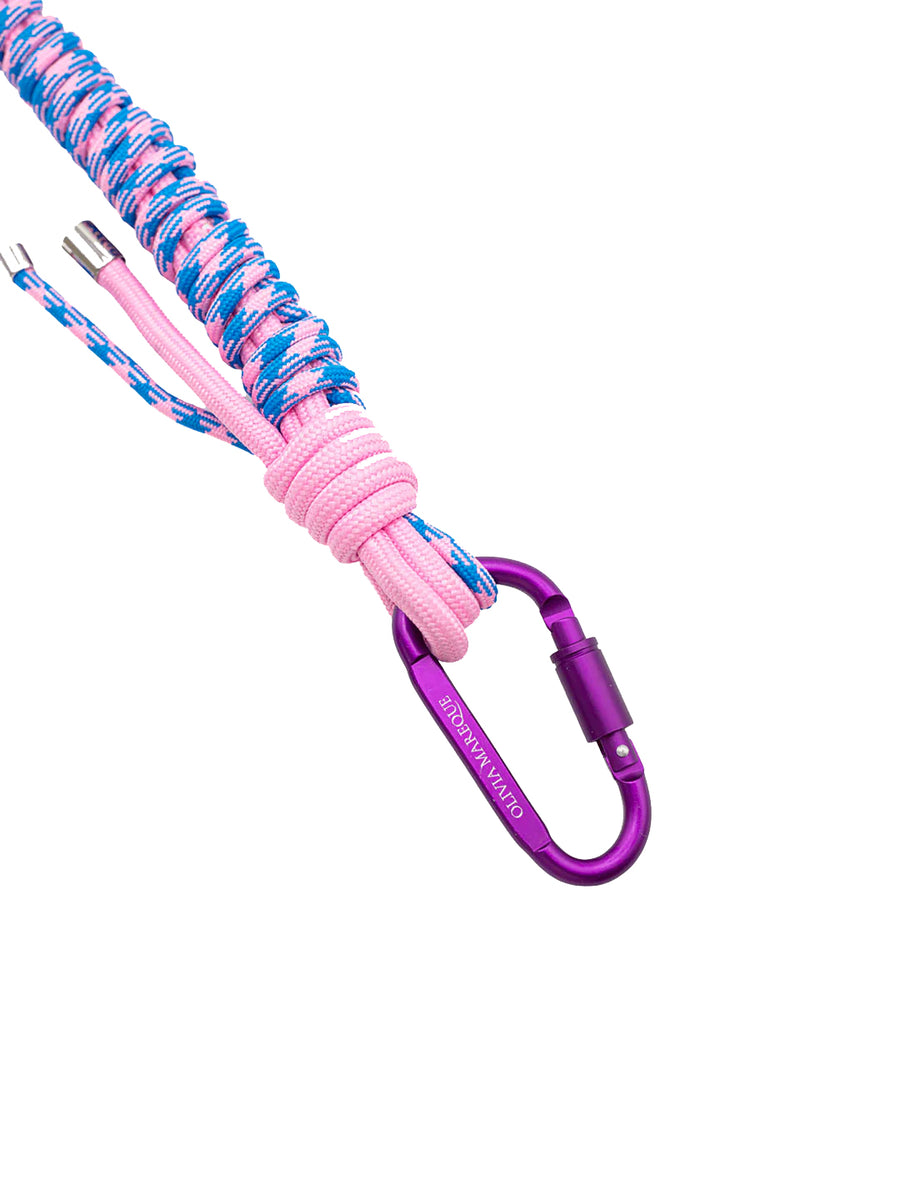 Pink nylon strap