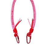 Correa nylon roja y rosa - Ferent Bags 